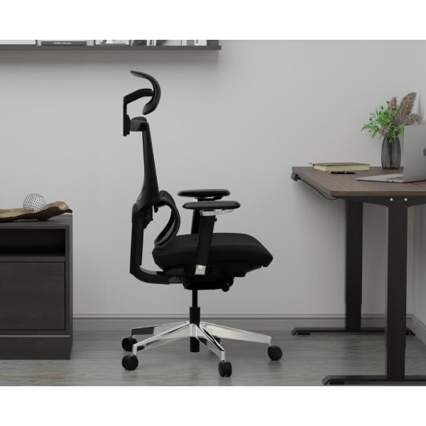 Фото - Кресло офисное Mealux S8 Air Fabric Black (HF-S8P F/B)